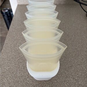 Zip top Silicone Breastmilk Storage Bags